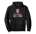 Popcorn Its Called Self Care Movie Hoodie - Minimalist Print Men Women - T-Shirt, Sweatshirt, Hoodie