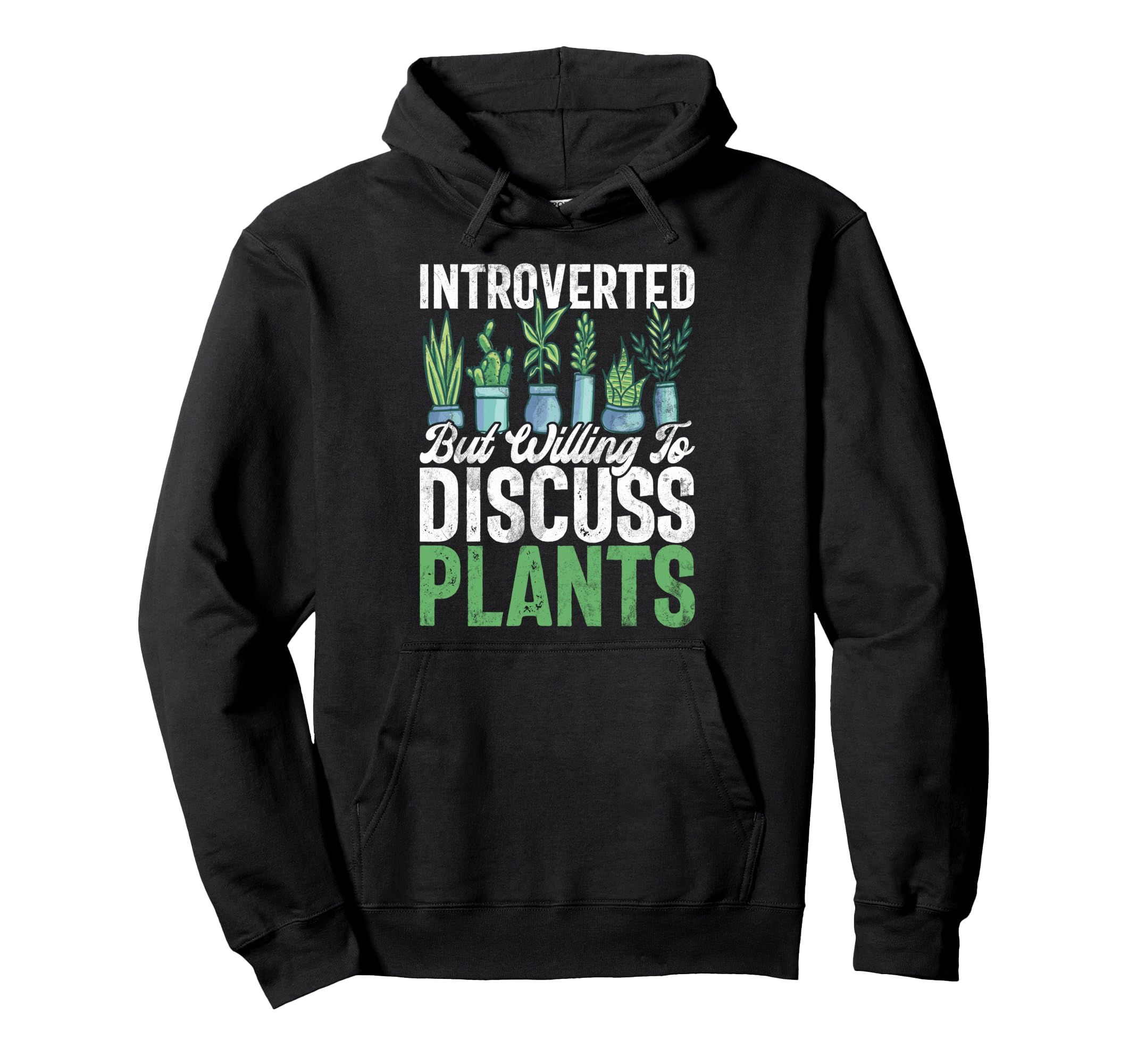 Introverted But Willing To Discuss Hoodie - Fun Novelty Design Men Women - T-Shirt, Sweatshirt, Hoodie