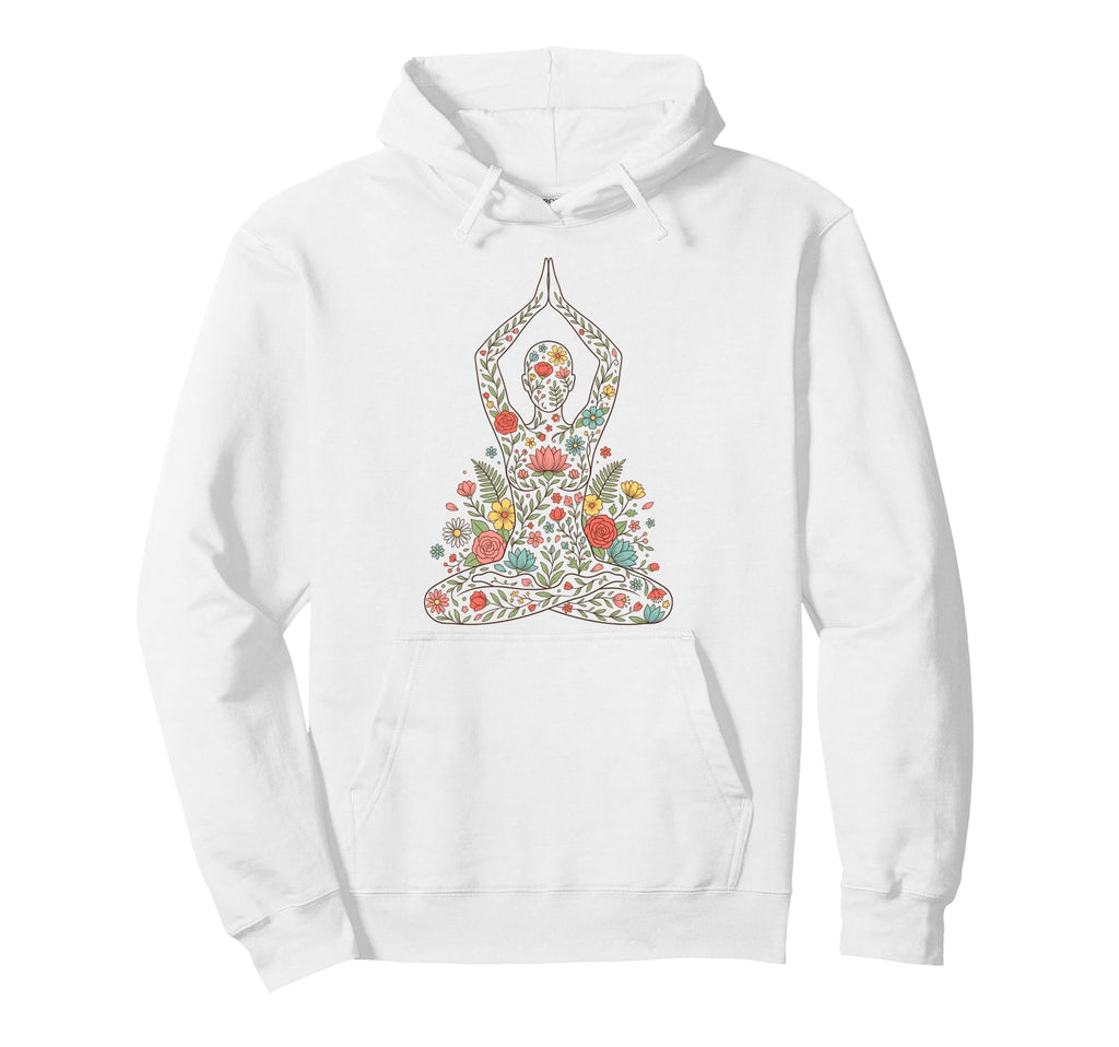 Yoga Meditation Lotus Pose Namaste Zen Hoodie - Unique Graphic for Adults - T-Shirt, Sweatshirt, Hoodie