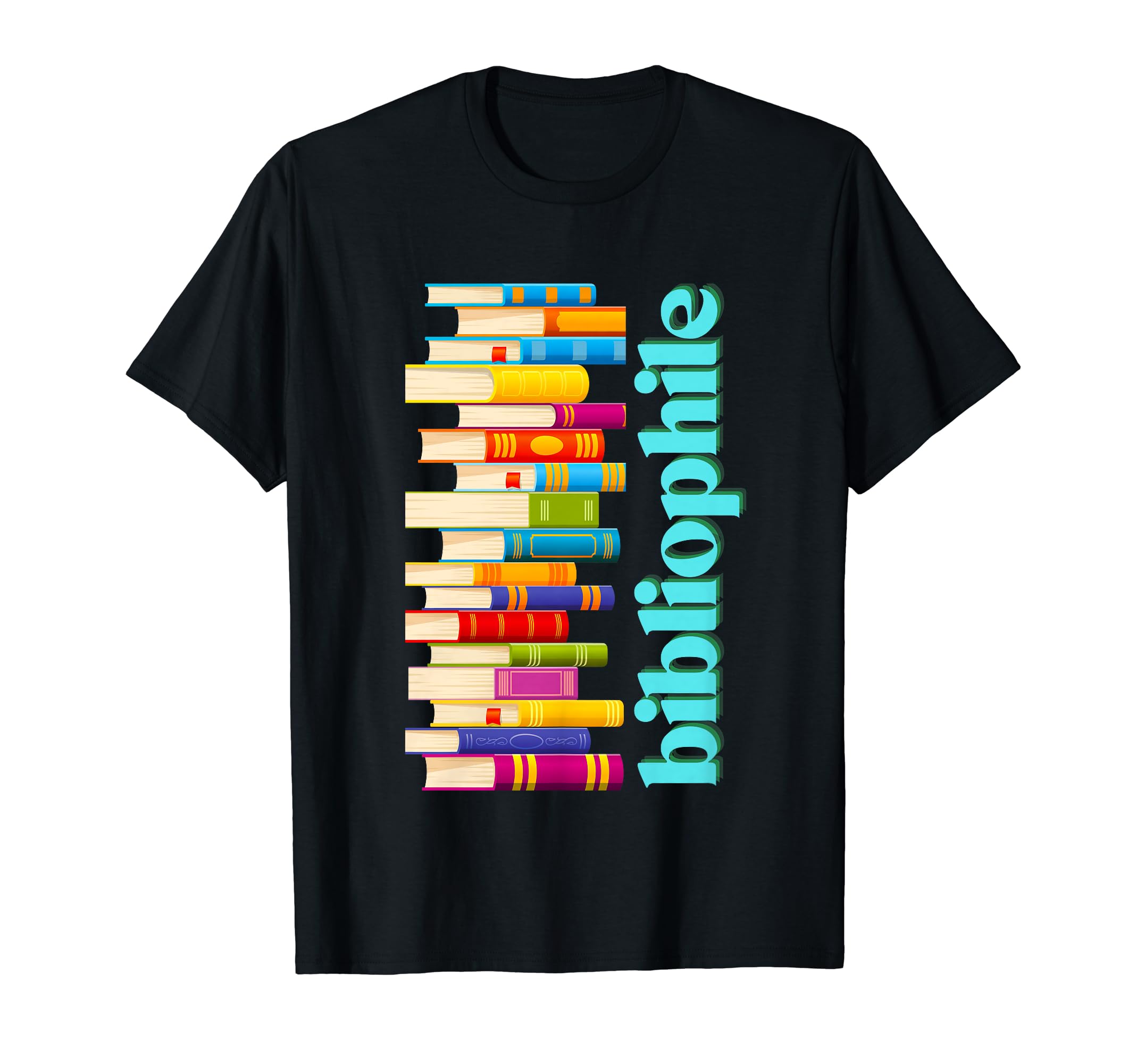 Bibliophile Book Lover Stack Books T-Shirt - Aesthetic Graphic Unisex - T-Shirt, Sweatshirt, Hoodie