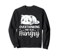 Hungry Overthinker Food Anxiety Hoodie - Novelty Apparel for Adults - T-Shirt, Sweatshirt, Hoodie