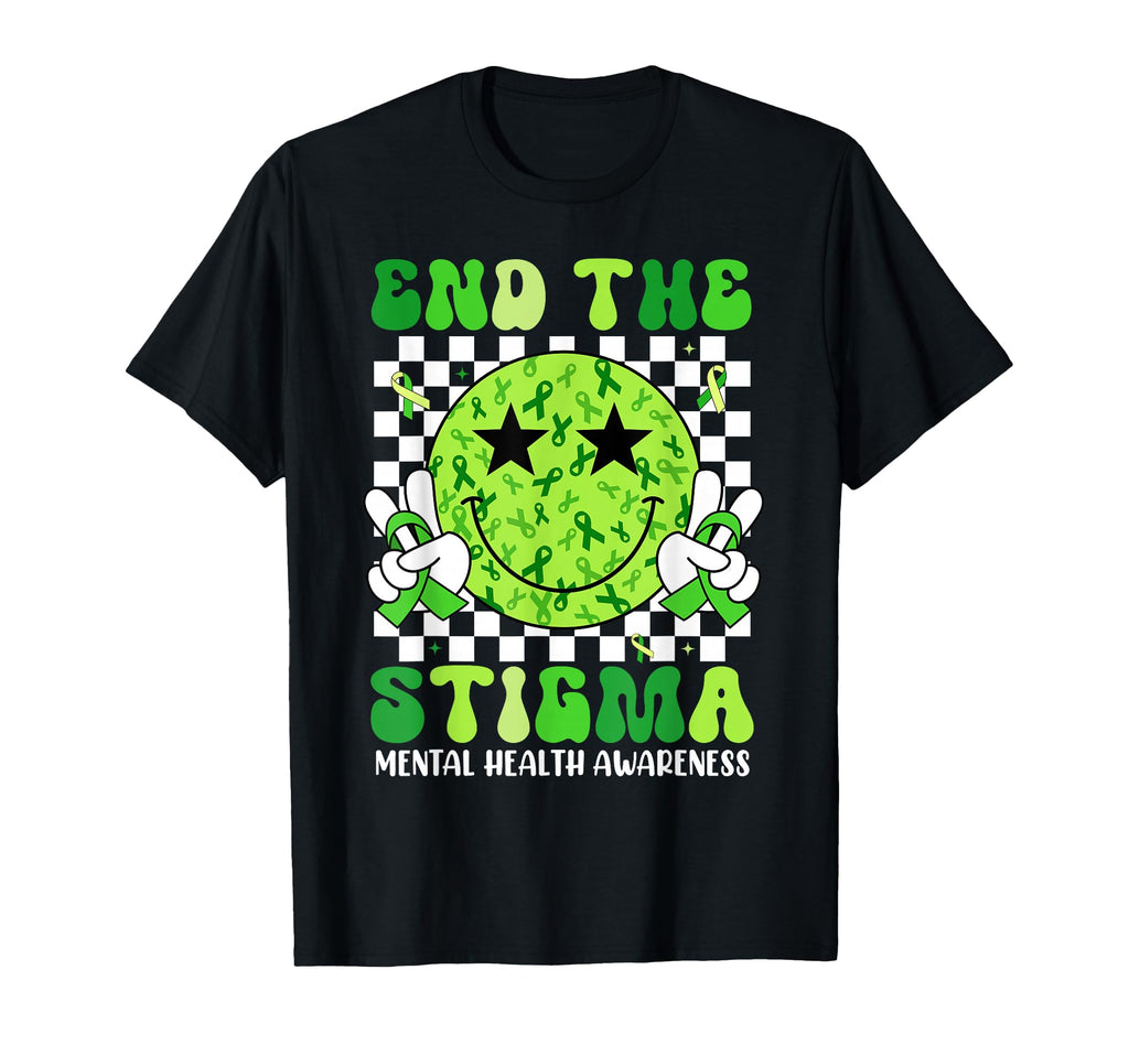 End Stigma Mental Health Matters T-Shirt - Novelty Apparel for Adults - T-Shirt, Sweatshirt, Hoodie