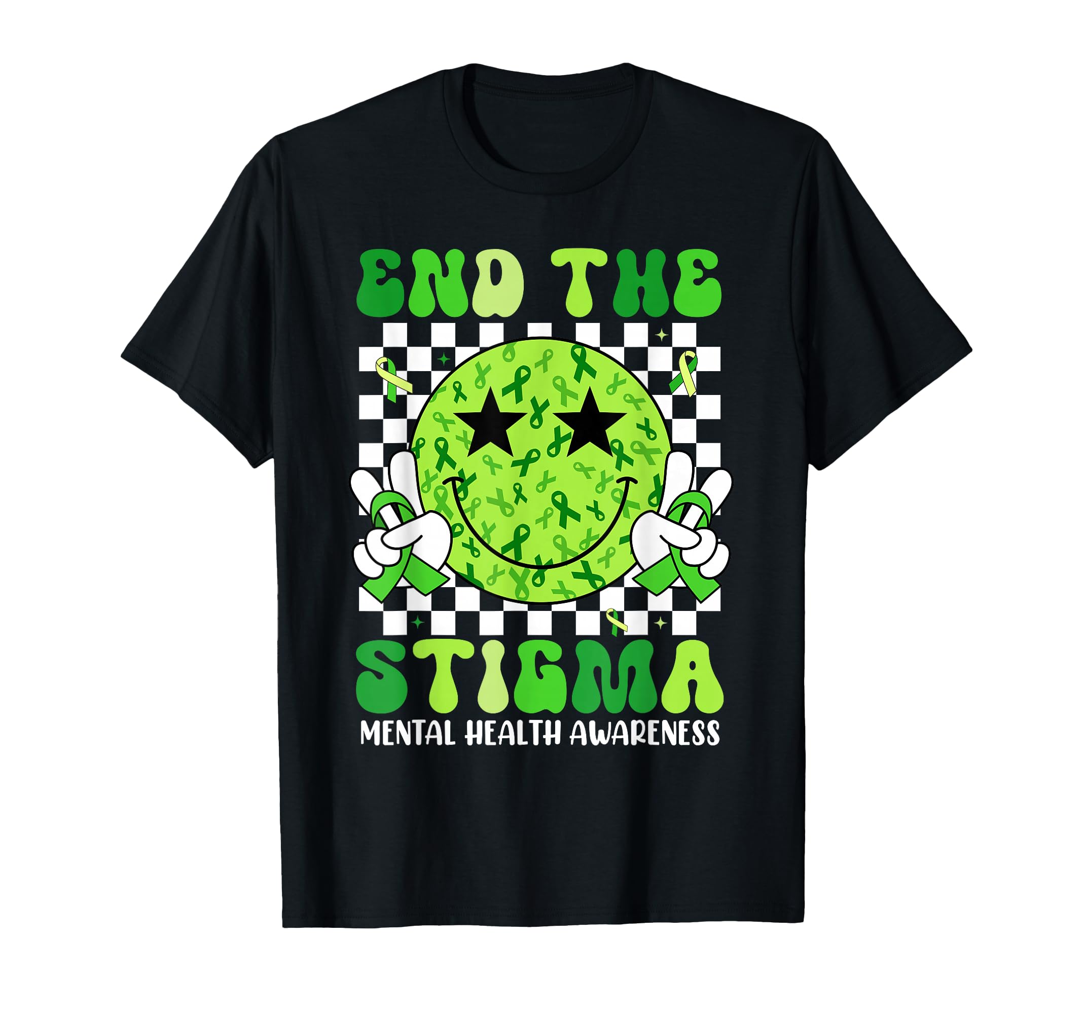End Stigma Mental Health Matters T-Shirt - Novelty Apparel for Adults - T-Shirt, Sweatshirt, Hoodie