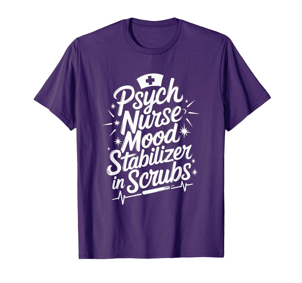 Psych Nursing Mental Health Nursing T-Shirt - Minimalist Print for Adults - T-Shirt, Sweatshirt, Hoodie