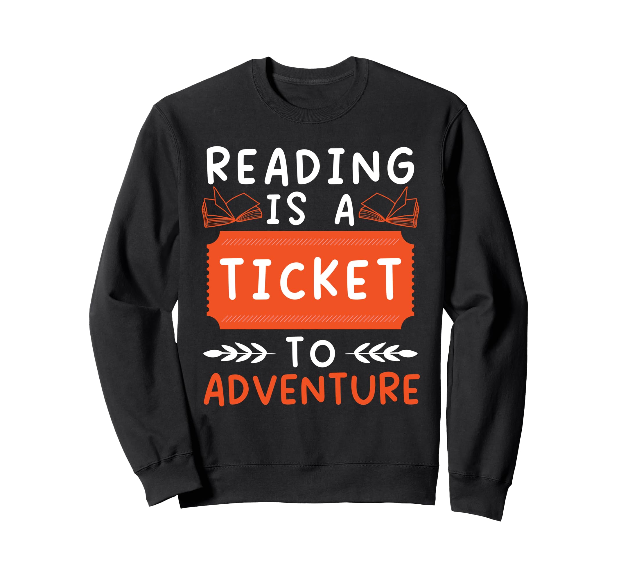 Reading Is Otterly Fun Book Nerd Read Sweatshirt - Graphic Print Unisex - T-Shirt, Sweatshirt, Hoodie