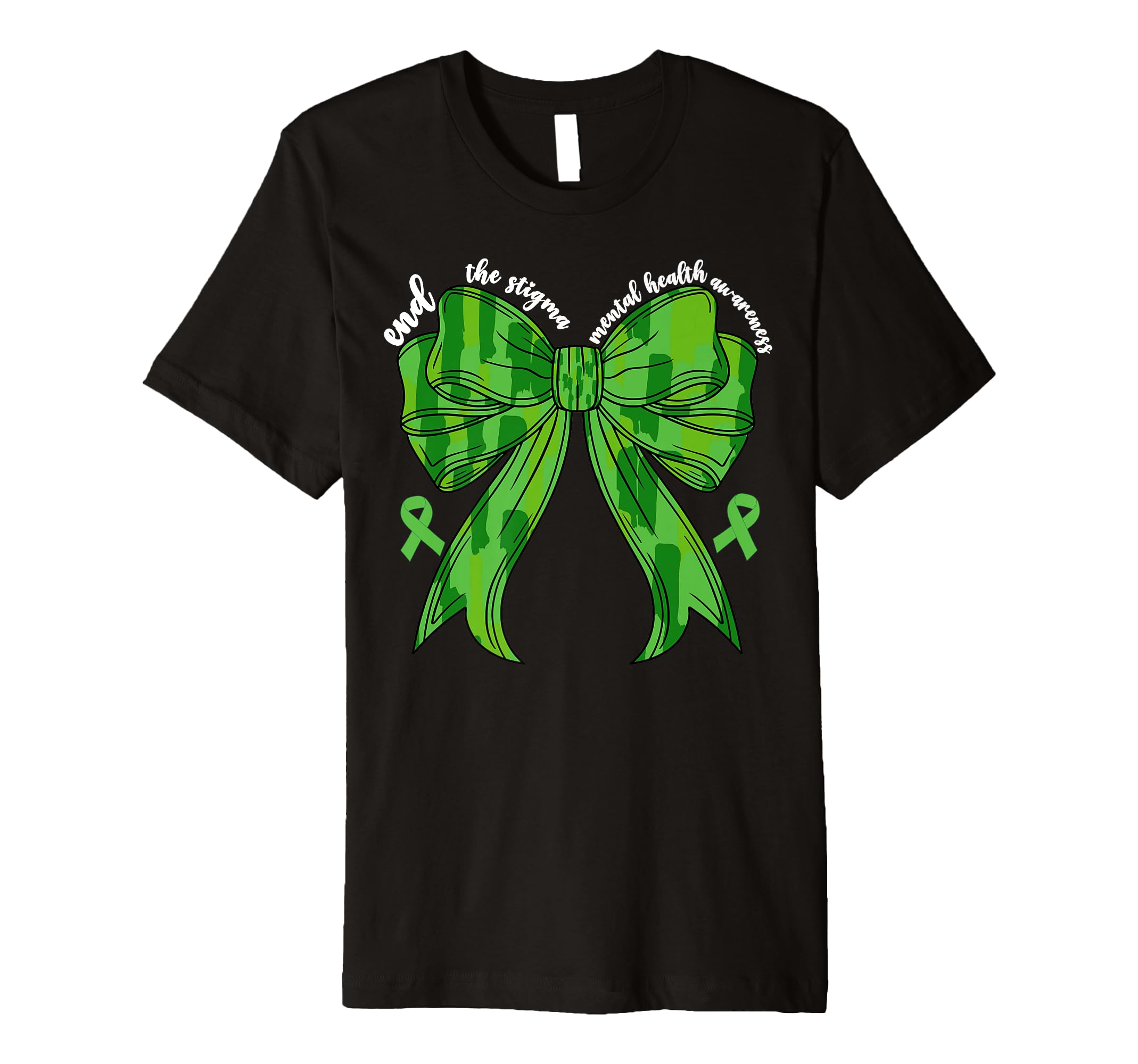 End Stigma Mental Health Awareness T-Shirt - Unique Graphic Men Women - T-Shirt, Sweatshirt, Hoodie