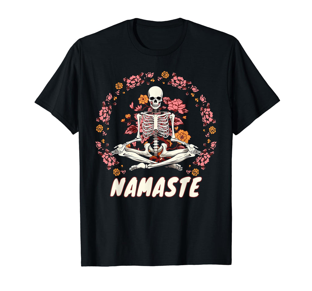Skeleton Zen Meditation Spiritual T-Shirt - Unique Graphic for Adults - T-Shirt, Sweatshirt, Hoodie