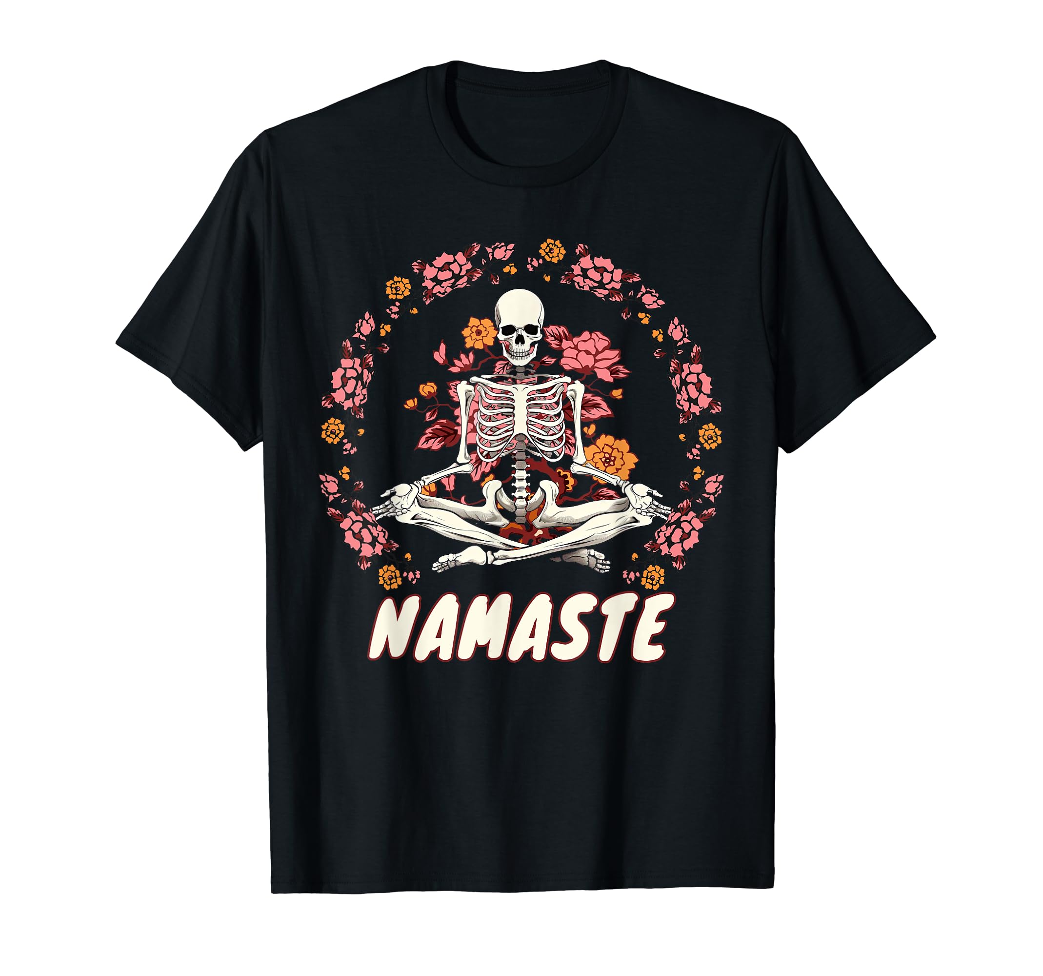 Skeleton Zen Meditation Spiritual T-Shirt - Unique Graphic for Adults - T-Shirt, Sweatshirt, Hoodie