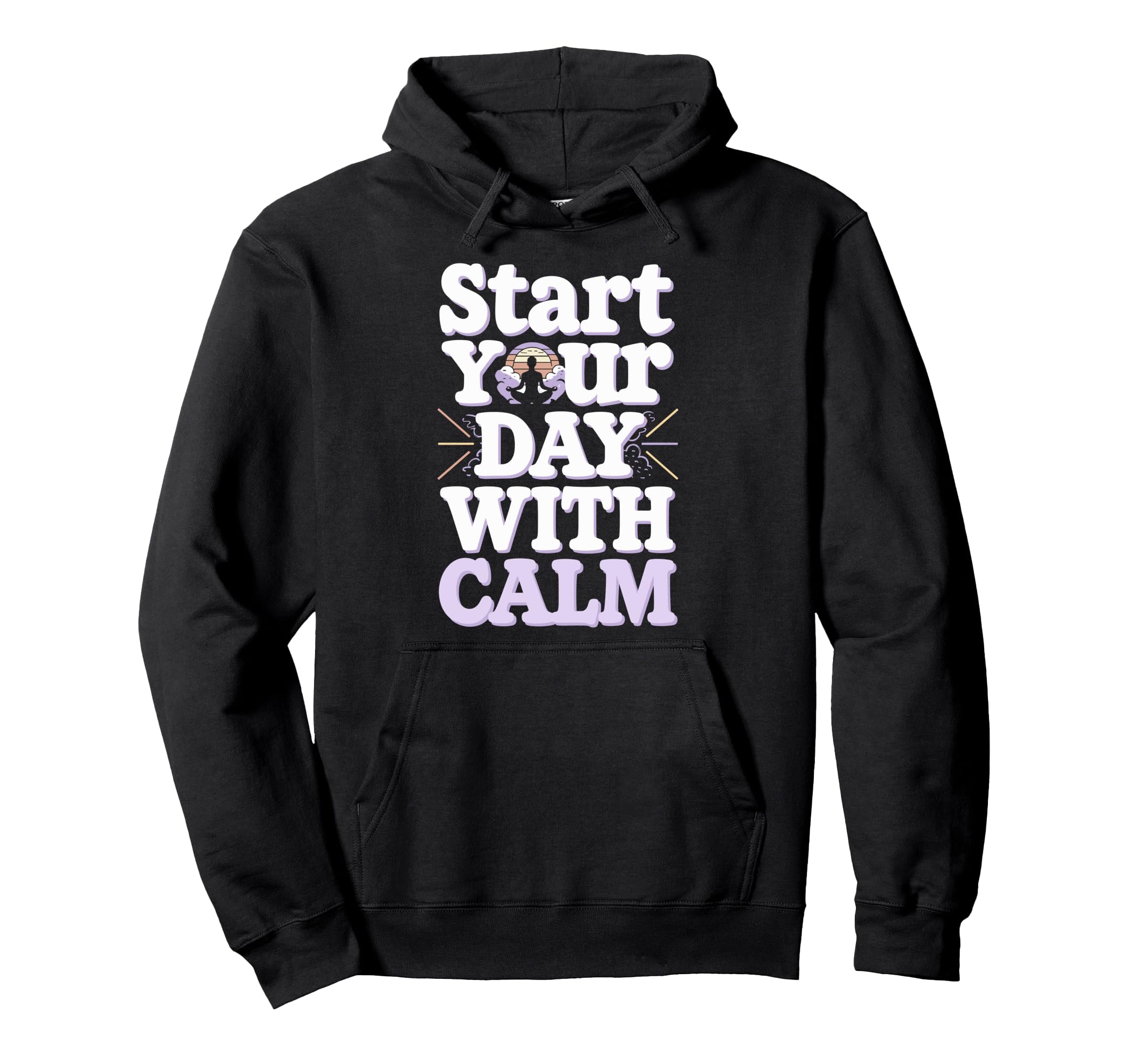 Morning Routine Peaceful Mornings Self Hoodie - Custom Art Print Unisex - T-Shirt, Sweatshirt, Hoodie
