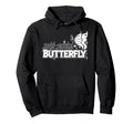 Antisocial Butterfly Introvert Hoodie - Trendy Graphic Unisex - T-Shirt, Sweatshirt, Hoodie