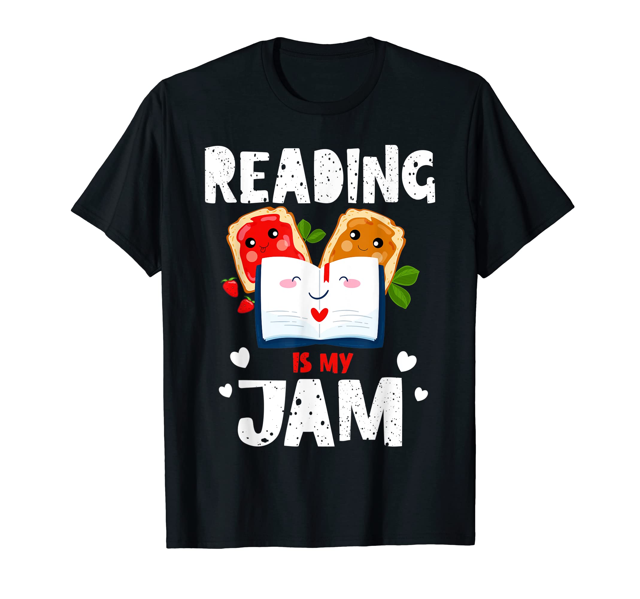 Reading Is My Jam Teacher Book Nerds T-Shirt - Fun Novelty Design Men Women - T-Shirt, Sweatshirt, Hoodie