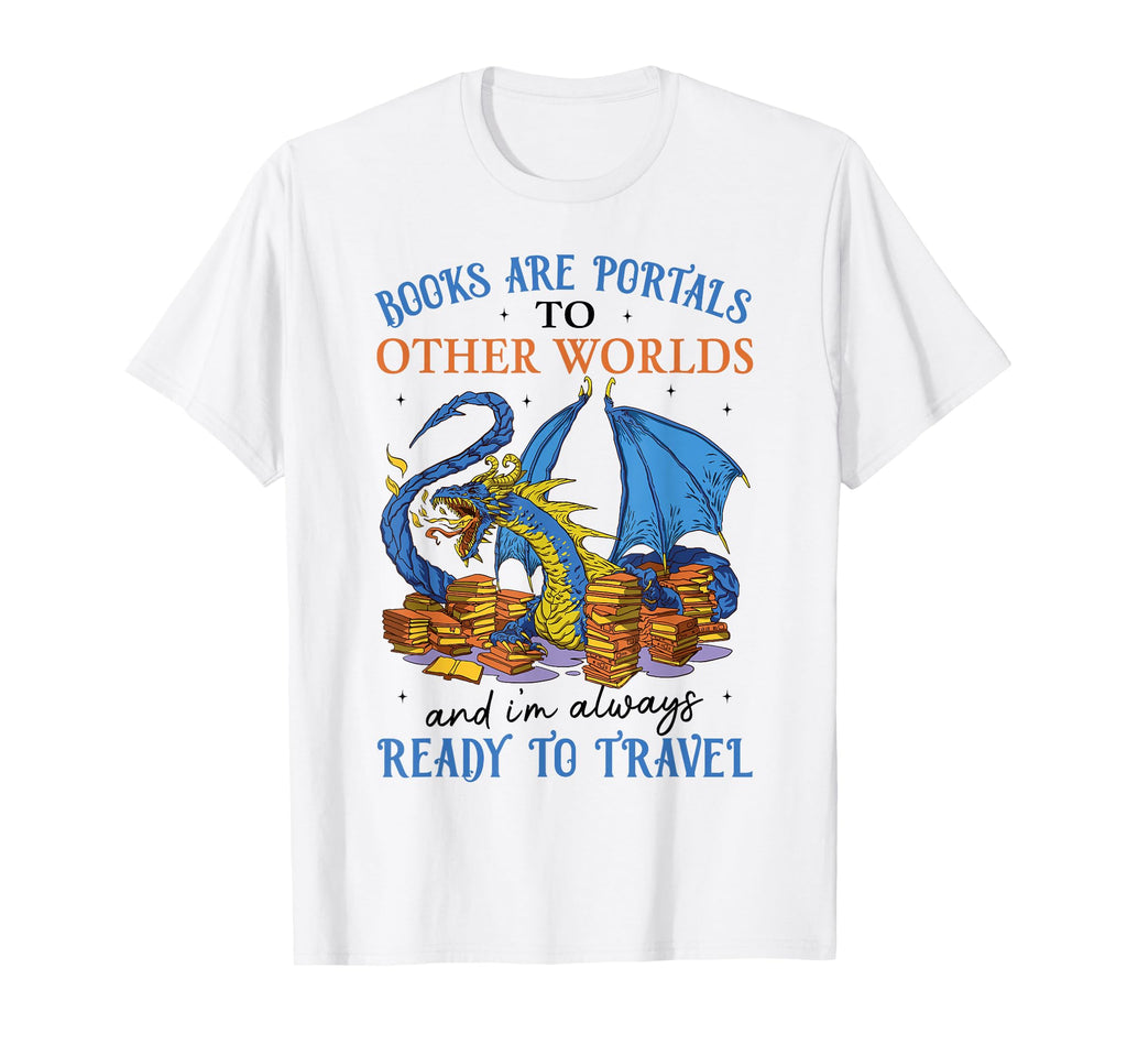 Reading Dragon Booktok Book Lover T-Shirt - Minimalist Print Men Women - T-Shirt, Sweatshirt, Hoodie
