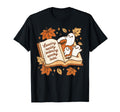 Fall Spooky Book Lovers Ghost T-Shirt - Novelty Apparel Men Women - T-Shirt, Sweatshirt, Hoodie