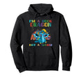 Im Book Dragon Not Worm Funny Dragon Lover Hoodie - Trendy Graphic Unisex - T-Shirt, Sweatshirt, Hoodie