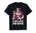 I Axo Love 2Nd Grade Axolotl Back To T-Shirt - Custom Art Print Unisex - T-Shirt, Sweatshirt, Hoodie