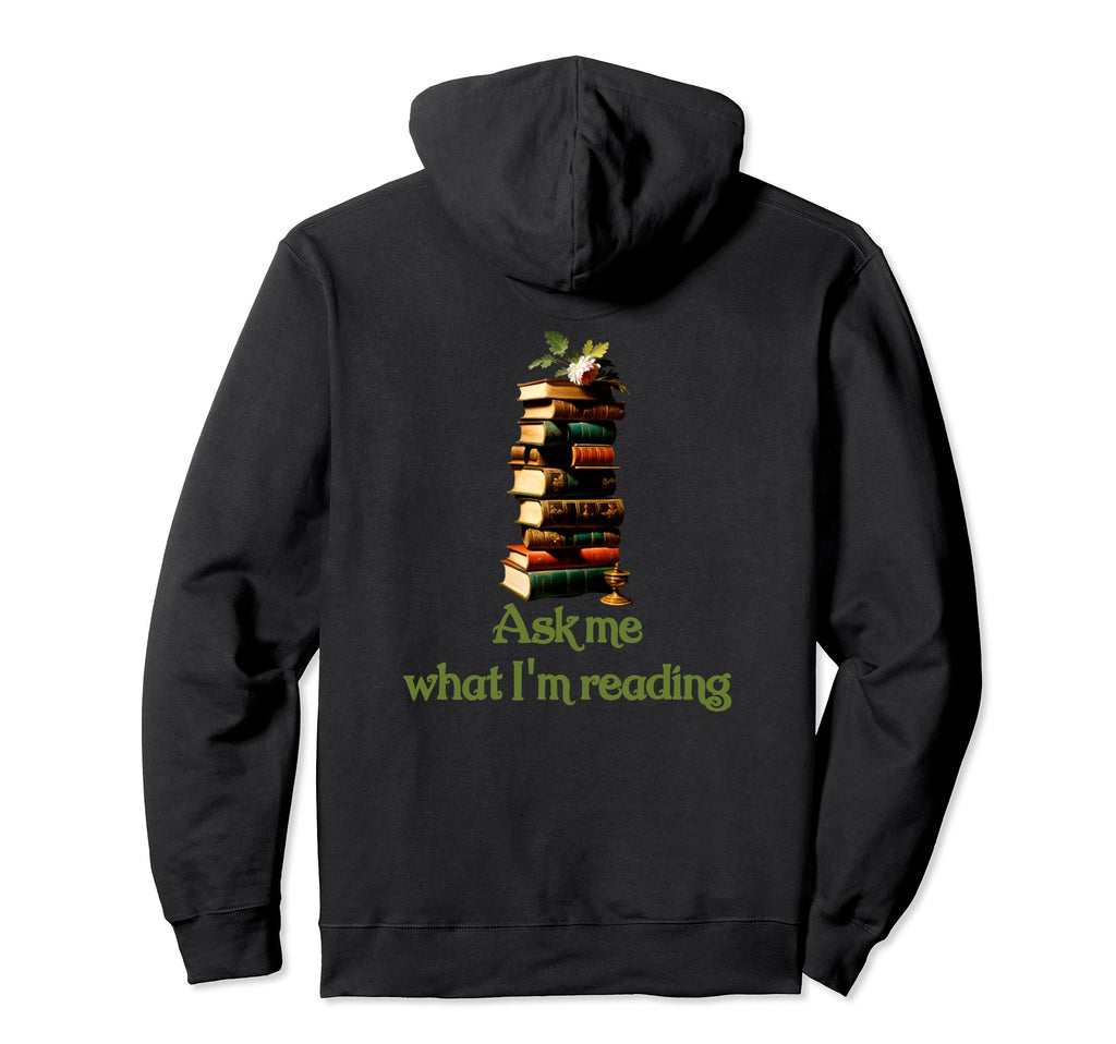Book Worm Book Stack Reading Addict Hoodie - Graphic Print Men Women - T-Shirt, Sweatshirt, Hoodie
