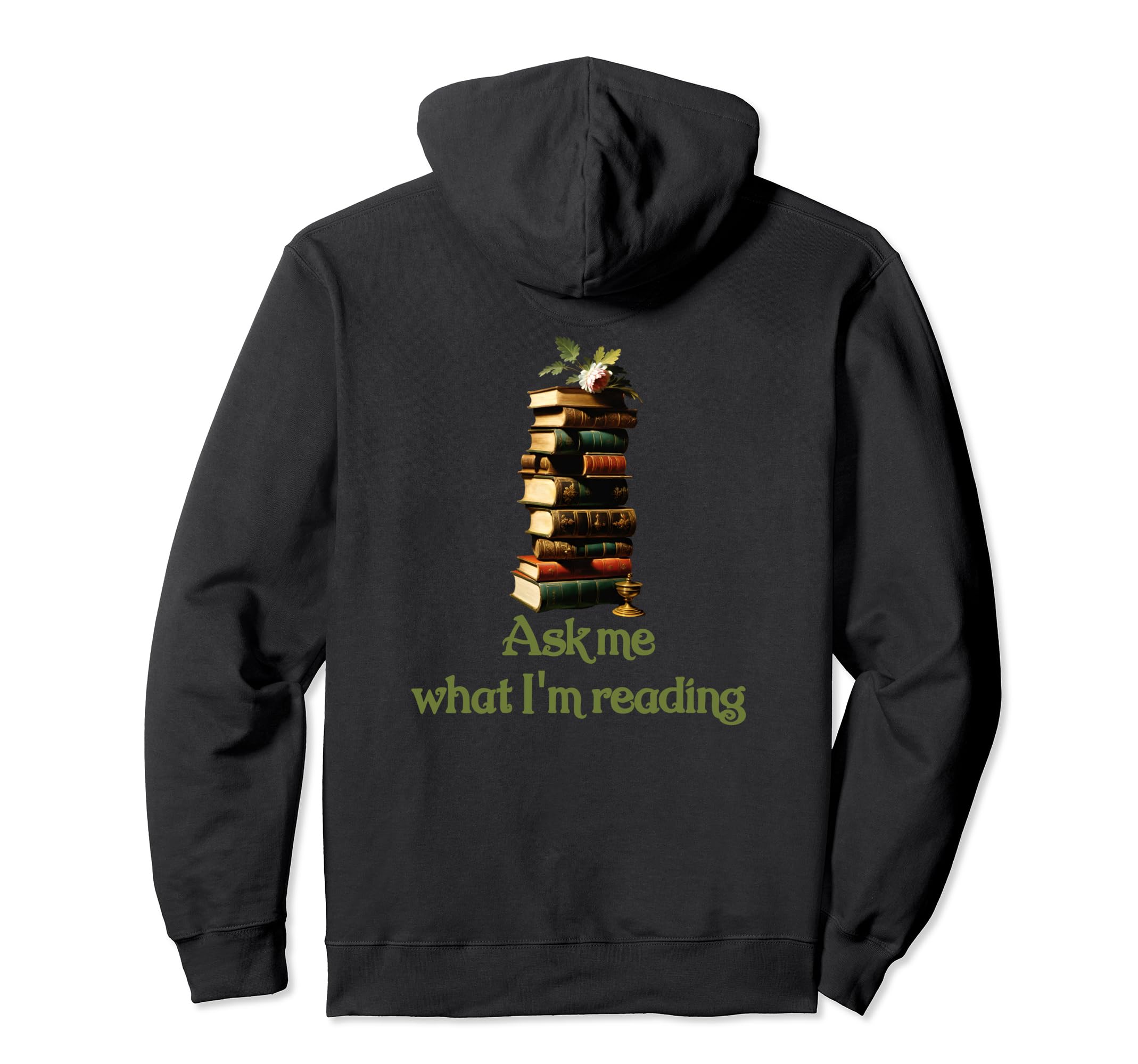 Book Worm Book Stack Reading Addict Hoodie - Graphic Print Men Women - T-Shirt, Sweatshirt, Hoodie