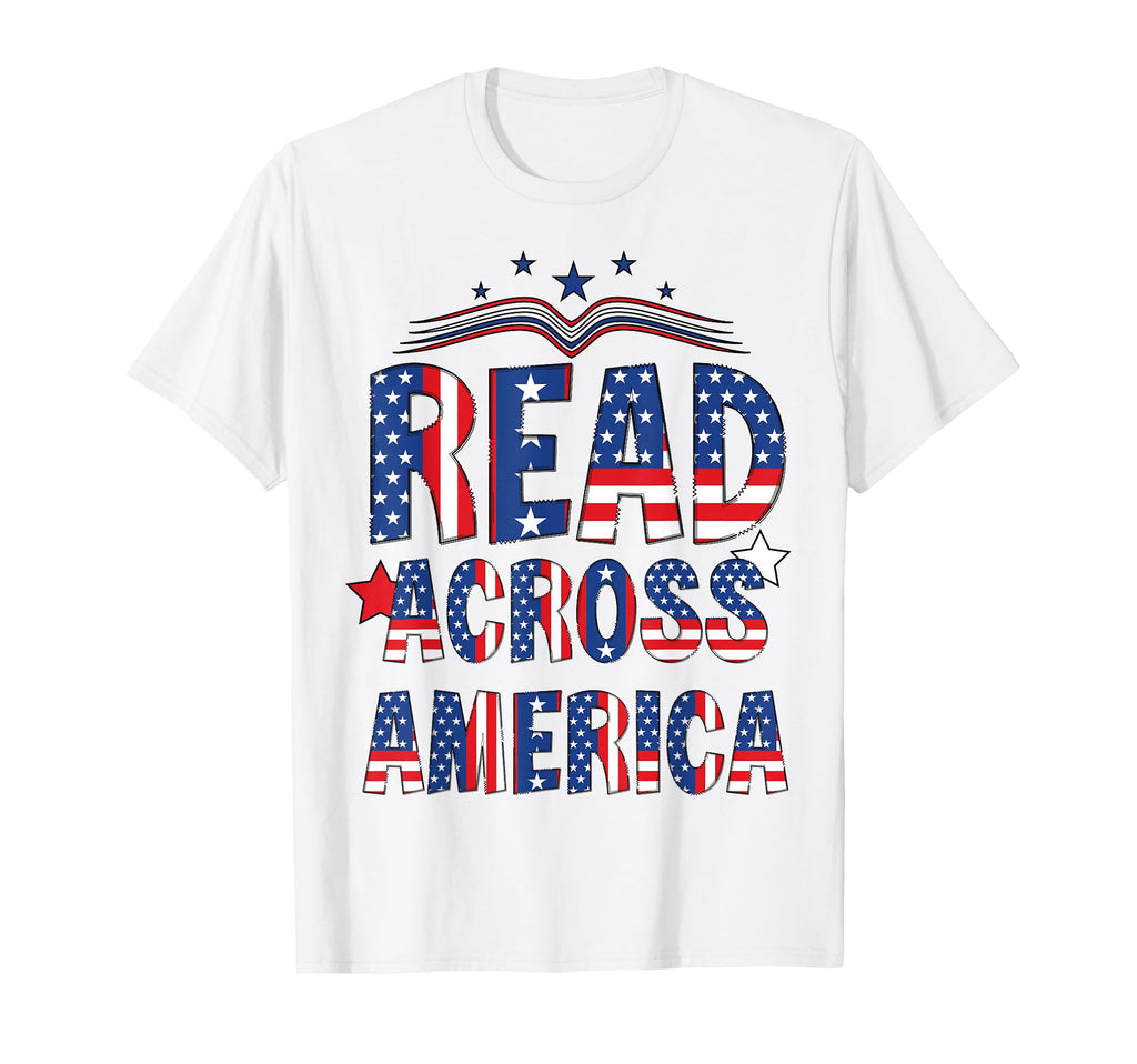Reads Across America Teacher T-Shirt - Casual Everyday Wear Men Women - T-Shirt, Sweatshirt, Hoodie