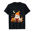 Ghost Reading Book Lovers Halloween T-Shirt - Streetwear Style Unisex - T-Shirt, Sweatshirt, Hoodie