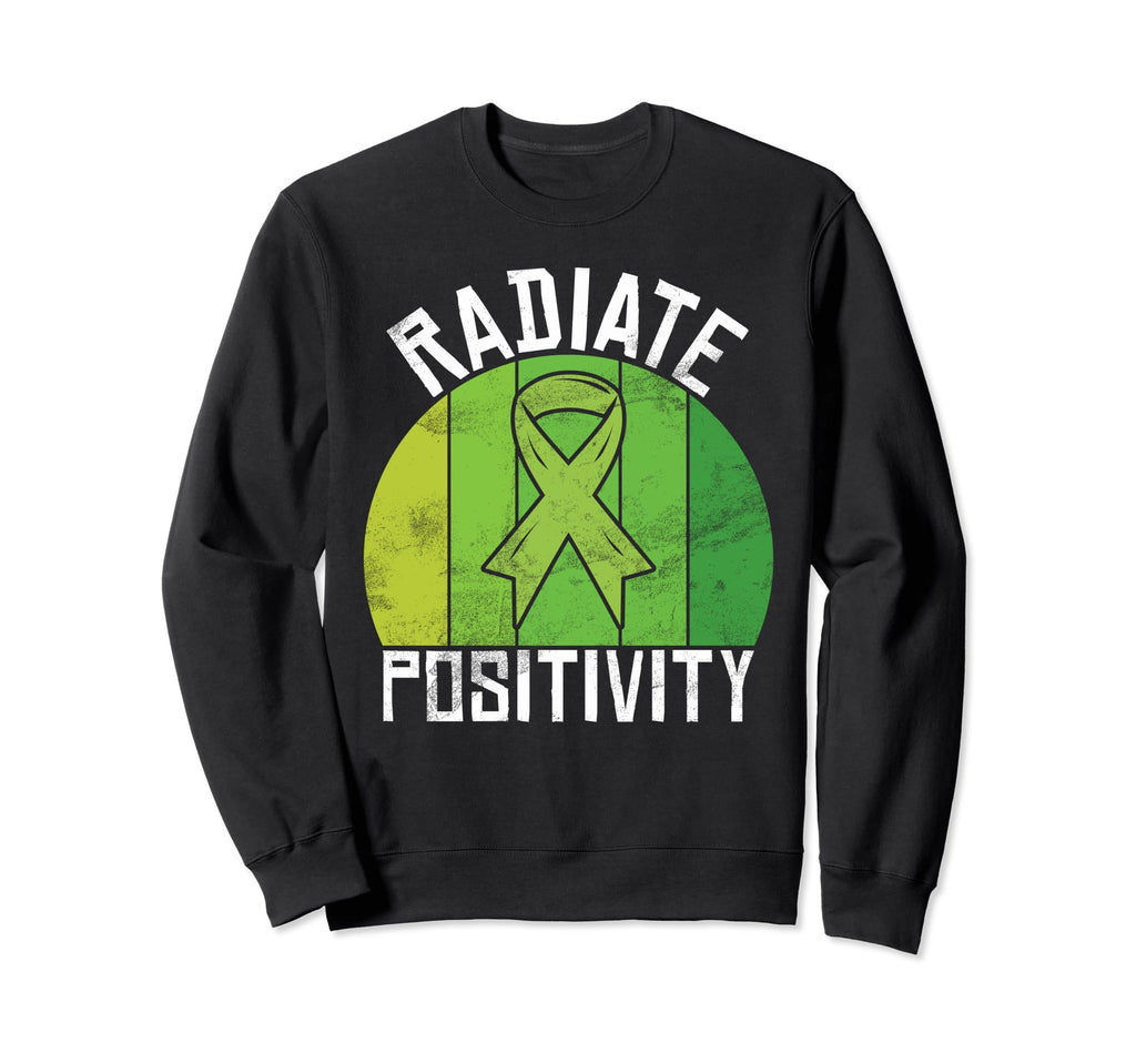 Radiate Positivity Mental Sweatshirt - Casual Everyday Wear Men Women - T-Shirt, Sweatshirt, Hoodie