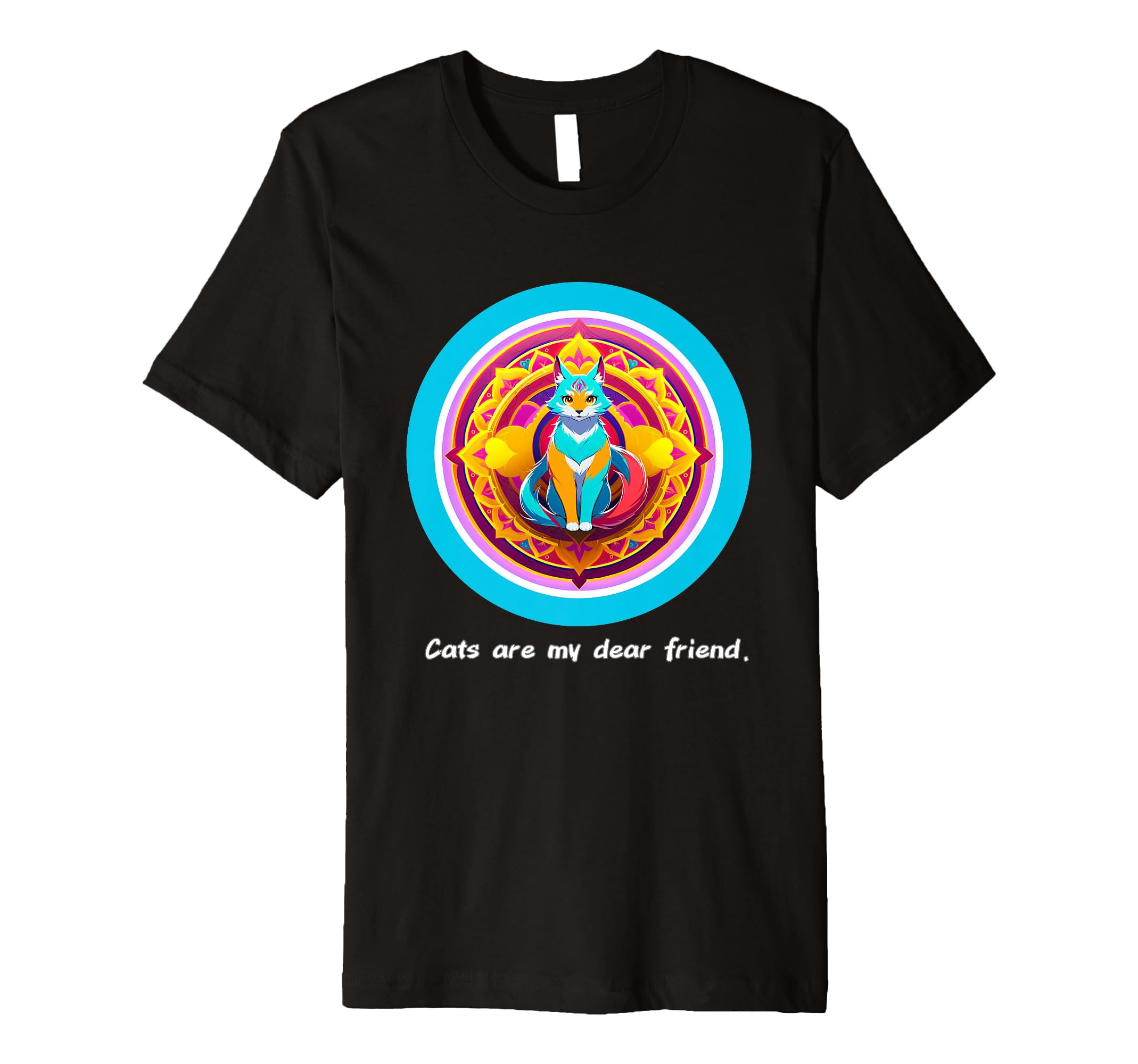 Cats Are My Best Friends Sacred Animals T-Shirt - Graphic Print for Adults - T-Shirt, Sweatshirt, Hoodie