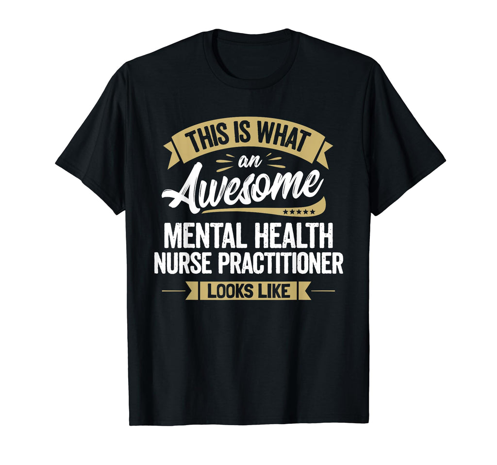 Awesome Mental Health Nurse Sweatshirt - Minimalist Print Men Women - T-Shirt, Sweatshirt, Hoodie