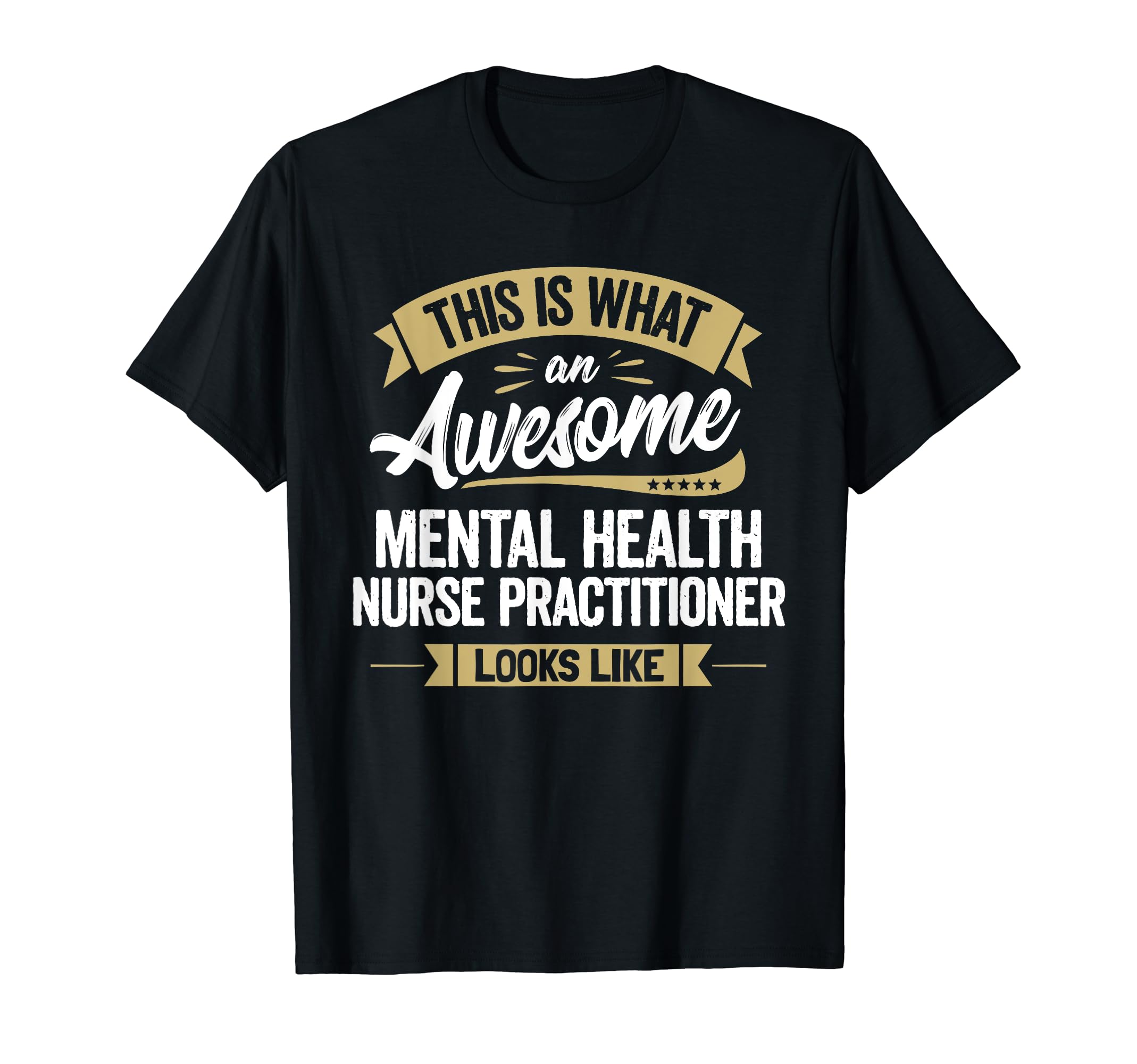 Awesome Mental Health Nurse Sweatshirt - Minimalist Print Men Women - T-Shirt, Sweatshirt, Hoodie
