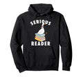 Bookish Club Silly Serious Book Reader Hoodie - Graphic Print Men Women - T-Shirt, Sweatshirt, Hoodie