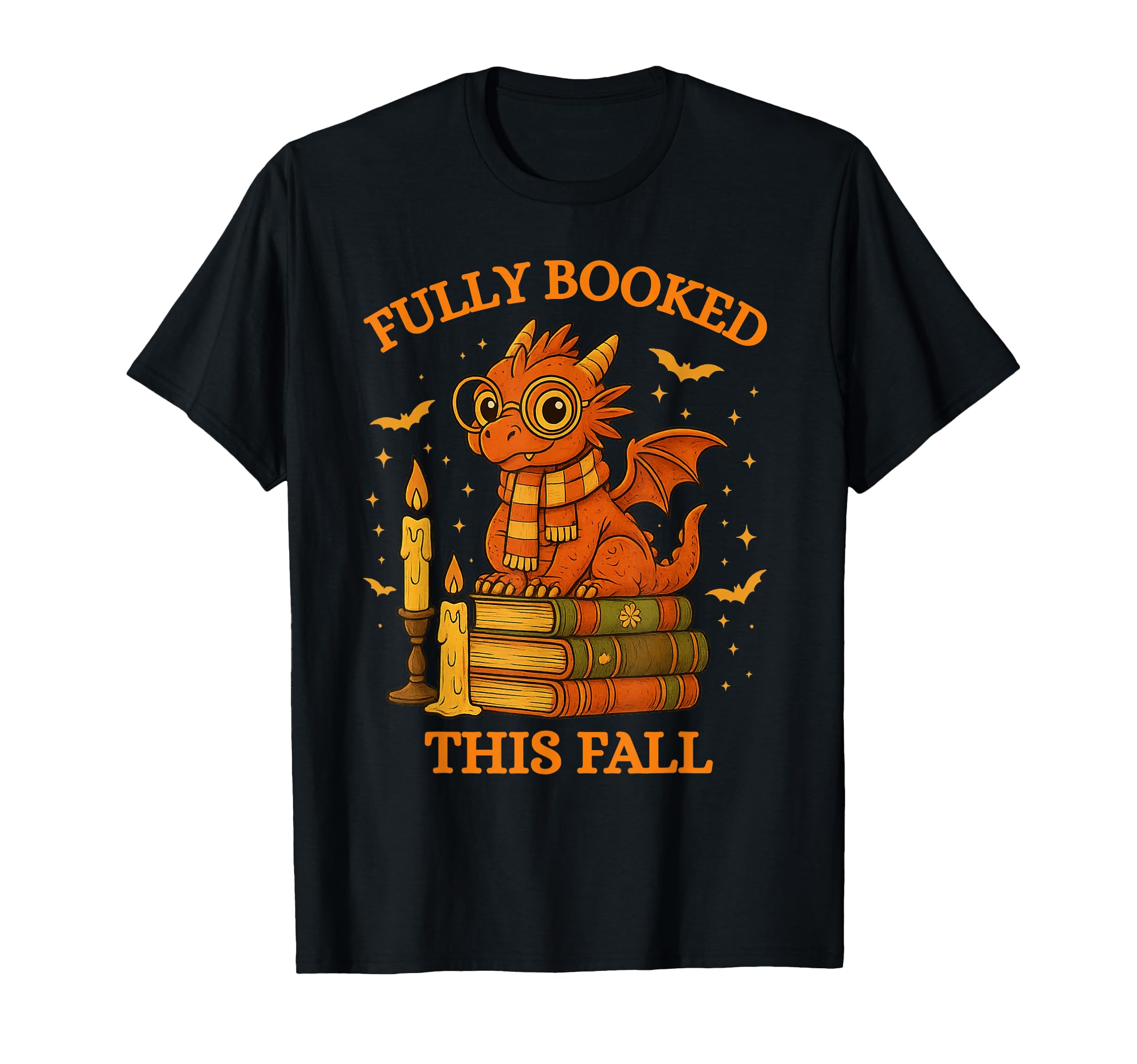 Halloween Fully Booked This Fall Book T-Shirt - Trendy Graphic Men Women - T-Shirt, Sweatshirt, Hoodie