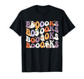 Groovy Ghost Reading Books Boooks T-Shirt - Fun Novelty Design Unisex - T-Shirt, Sweatshirt, Hoodie