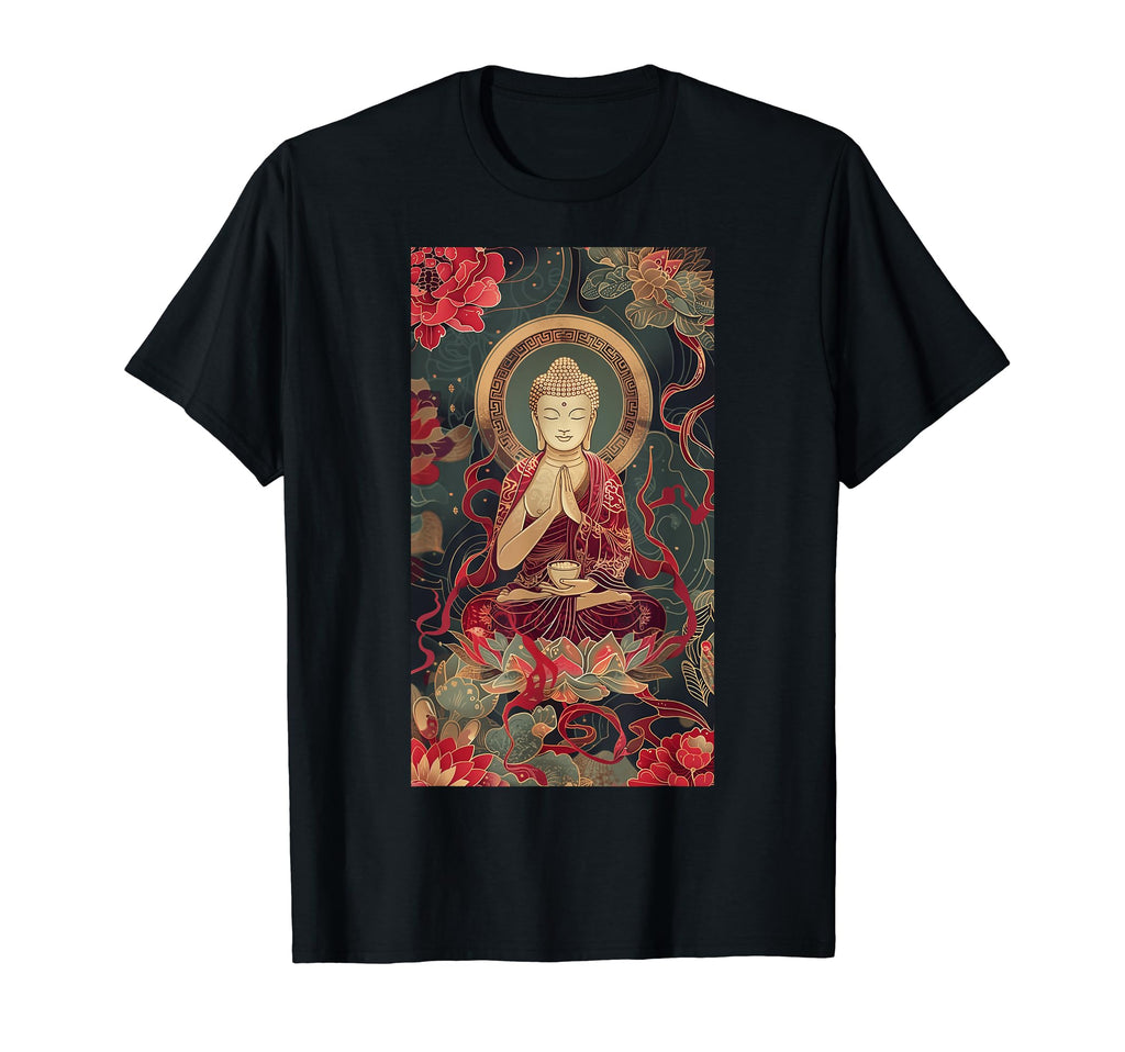 Buddha Shaky Buddha Meditation T-Shirt - Custom Art Print Men Women - T-Shirt, Sweatshirt, Hoodie