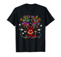 Bookshelf Book Collection Reindeer T-Shirt - Aesthetic Graphic Unisex - T-Shirt, Sweatshirt, Hoodie