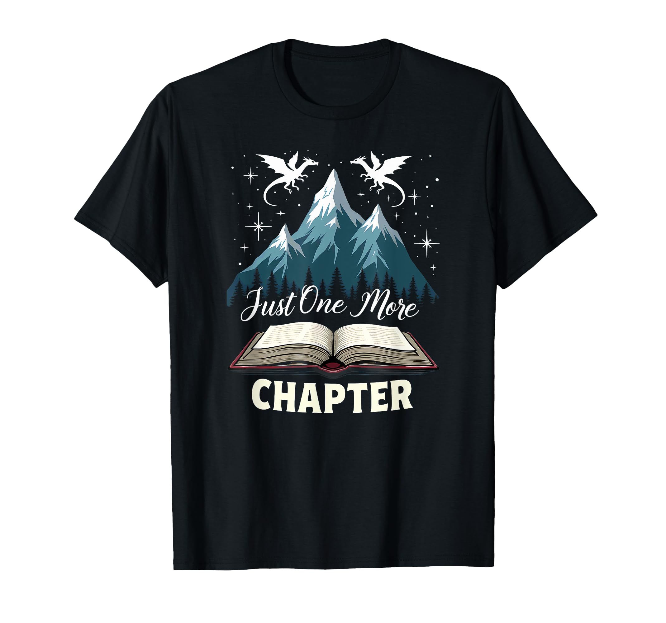 One More Chapter Dragon Fantasy T-Shirt - Aesthetic Graphic for Adults - T-Shirt, Sweatshirt, Hoodie