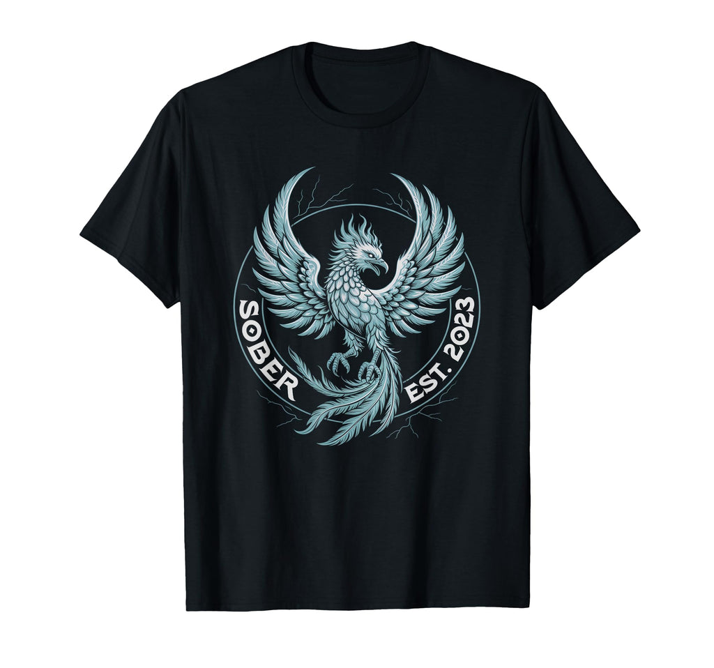 Funny Sober Est 2023 Aa Recovery Mom T-Shirt - Trendy Graphic for Adults - T-Shirt, Sweatshirt, Hoodie