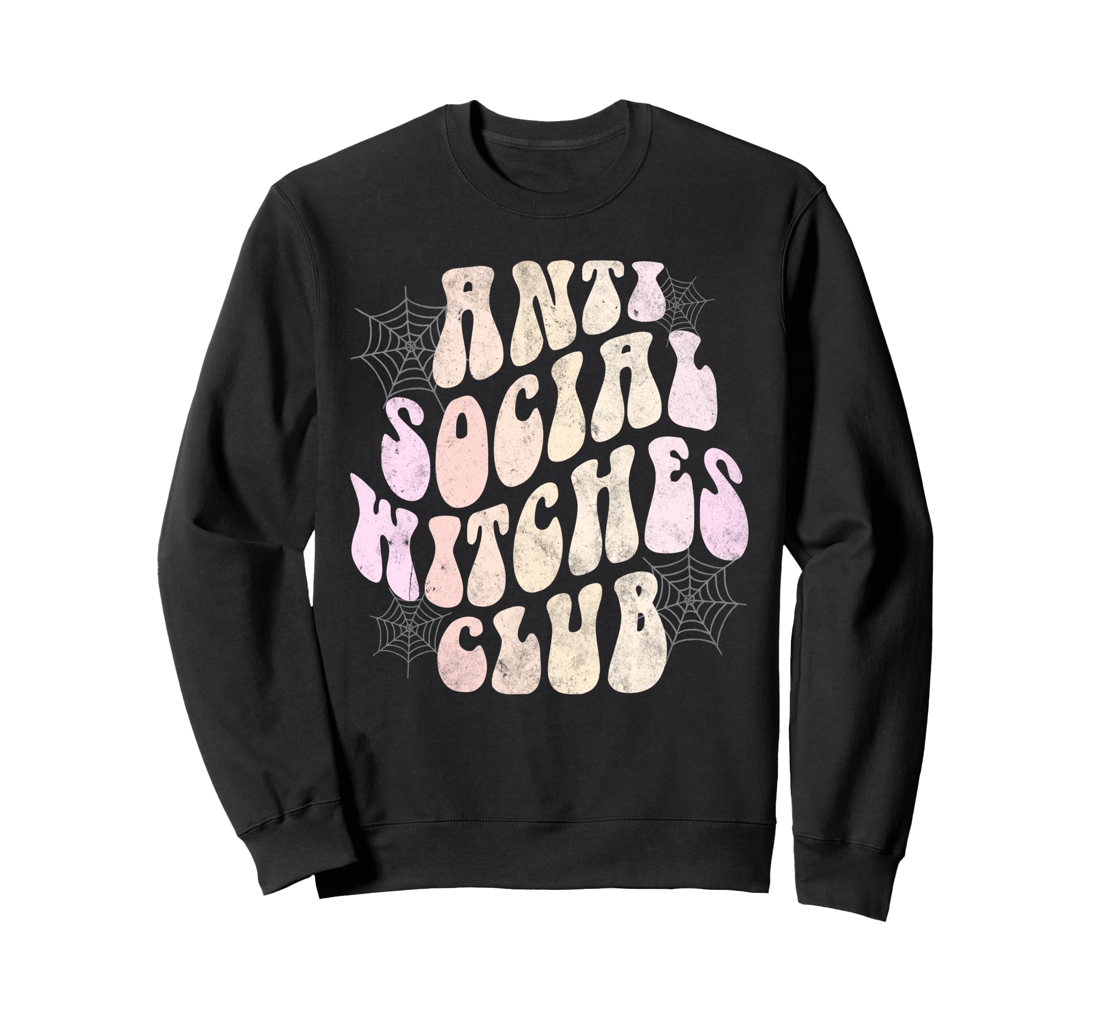 Funny Anti Social Witches Club Sweatshirt - Fun Novelty Design for Adults - T-Shirt, Sweatshirt, Hoodie