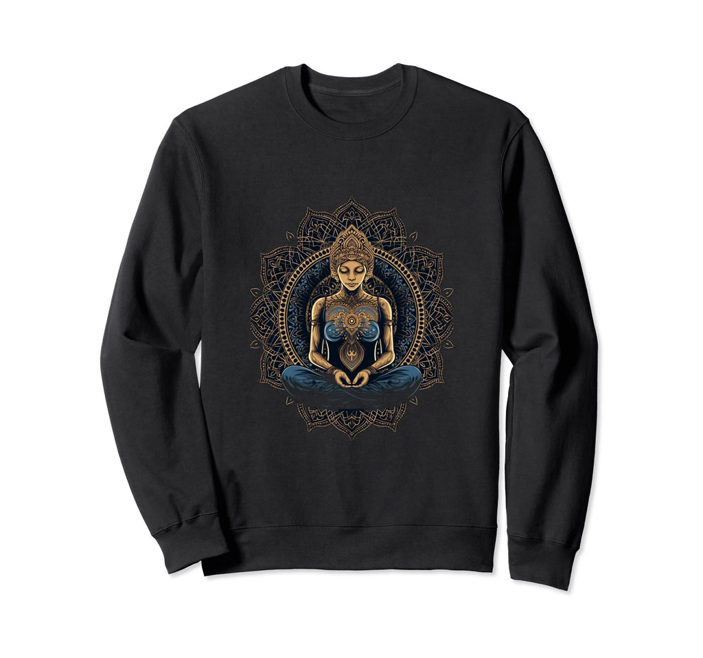 Yoga Meditation Mandala Yogi Sweatshirt - Streetwear Style Unisex - T-Shirt, Sweatshirt, Hoodie