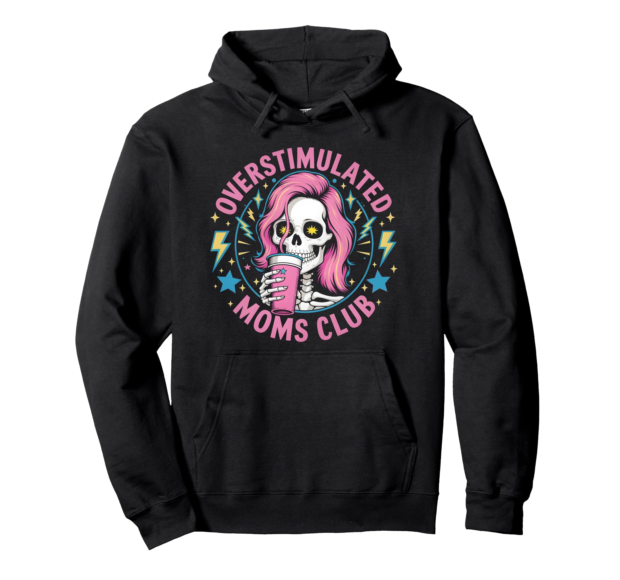 Overstimulated Moms Club Mother Day Hoodie - Unique Graphic for Adults - T-Shirt, Sweatshirt, Hoodie