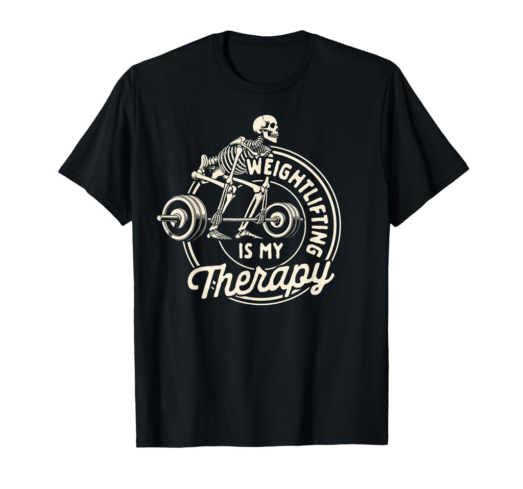 Weightlifting Fitness Skeleton T-Shirt - Casual Everyday Wear Men Women - T-Shirt, Sweatshirt, Hoodie
