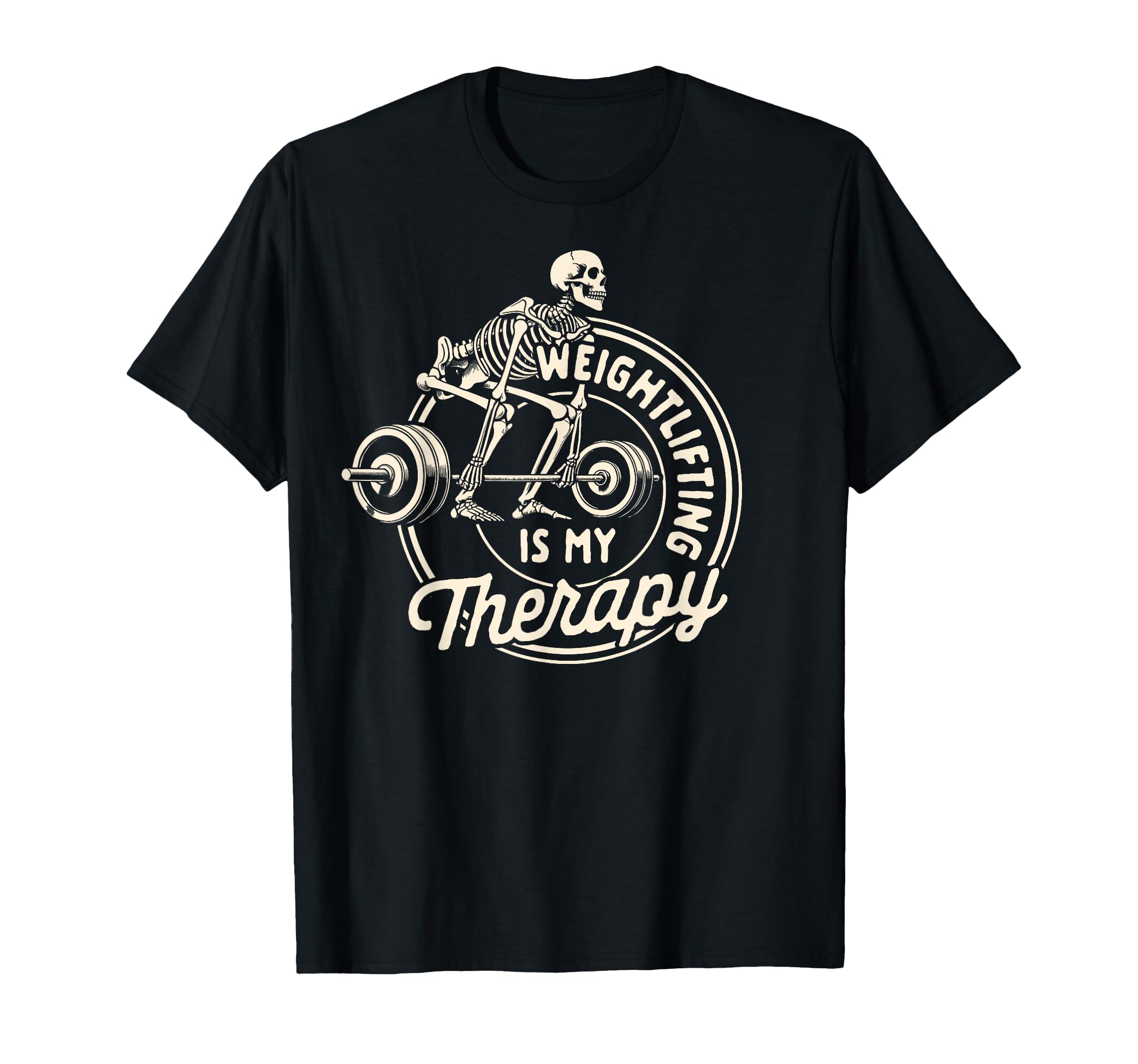 Weightlifting Fitness Skeleton T-Shirt - Casual Everyday Wear Men Women - T-Shirt, Sweatshirt, Hoodie