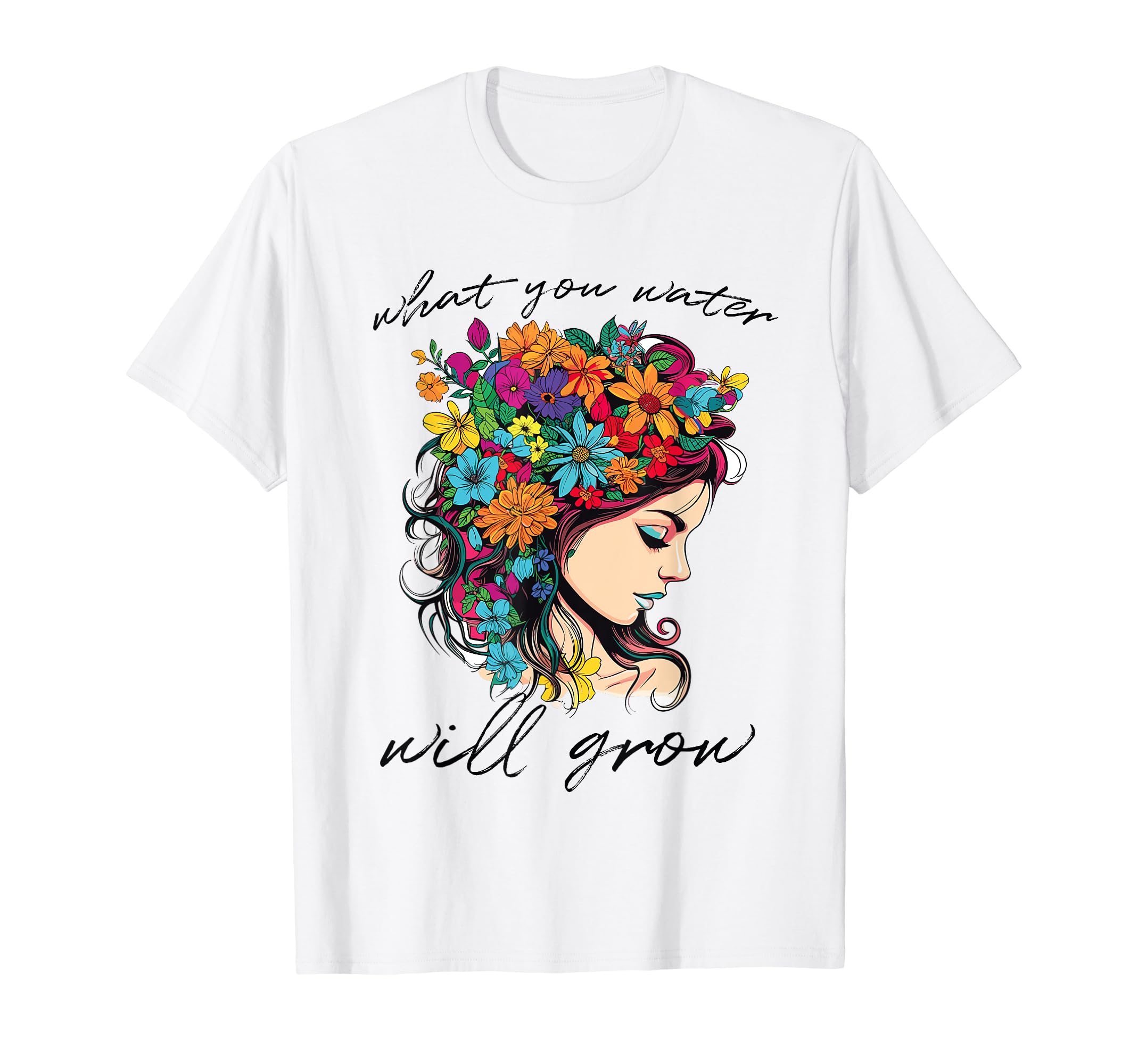 Floral Brain Mental Health Matters T-Shirt - Novelty Apparel Men Women - T-Shirt, Sweatshirt, Hoodie