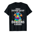 Funny Easily Distracted Dragons T-Shirt - Minimalist Print for Adults - T-Shirt, Sweatshirt, Hoodie