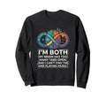Audhd Neurodivergent Funny Too Sweatshirt - Novelty Apparel for Adults - T-Shirt, Sweatshirt, Hoodie
