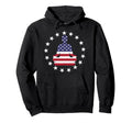 Patriotic Yoga Pose American Flag 4Th Hoodie - Minimalist Print Unisex - T-Shirt, Sweatshirt, Hoodie