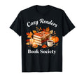 Cozy Readers Book Society Fall Autumn T-Shirt - Streetwear Style Men Women - T-Shirt, Sweatshirt, Hoodie