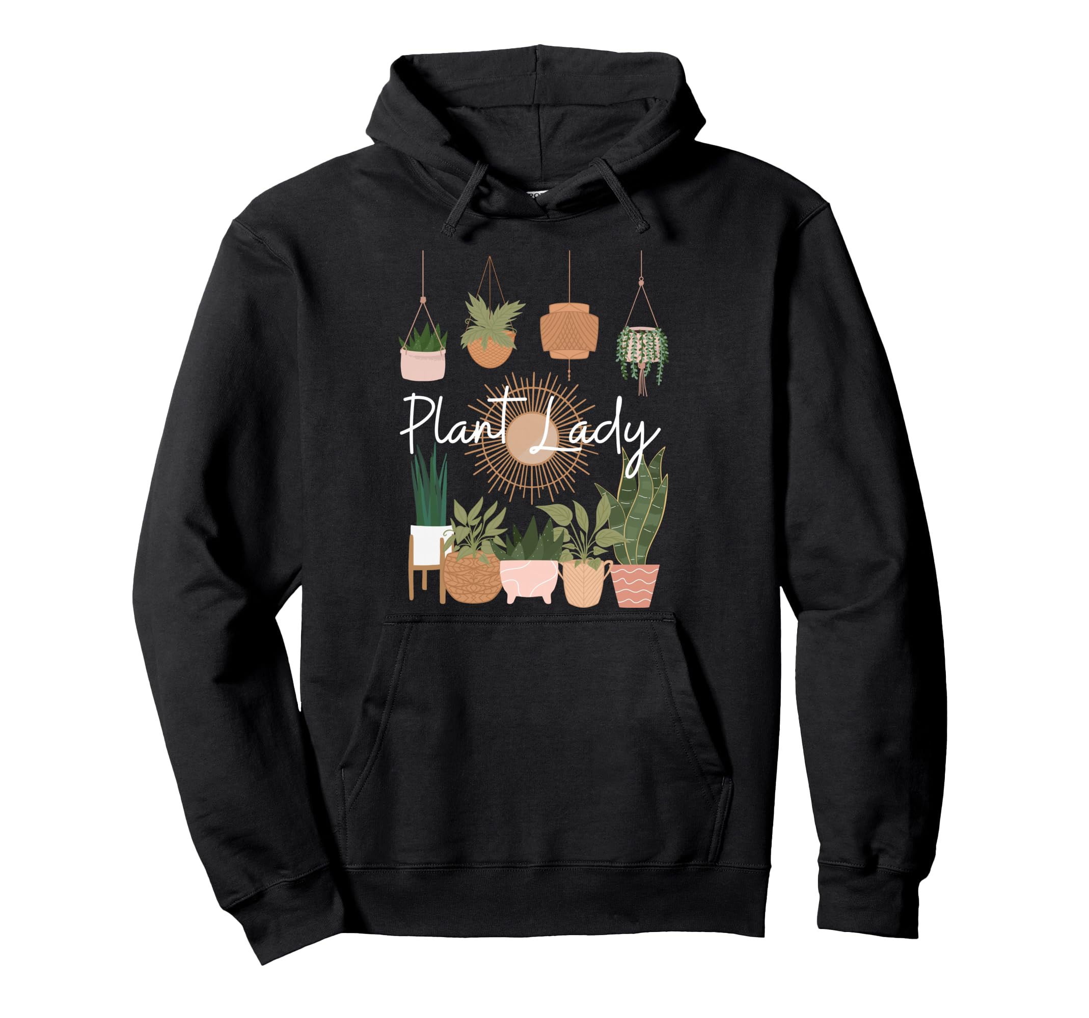 Plant Lady Mom Succulent Garden Flower Hoodie - Unique Graphic Unisex - T-Shirt, Sweatshirt, Hoodie