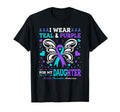 I Wear Teal Purple My Daughter T-Shirt - Casual Everyday Wear for Adults - T-Shirt, Sweatshirt, Hoodie