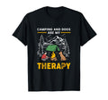 Funny Therapy Dog Owner Camping T-Shirt - Casual Everyday Wear Men Women - T-Shirt, Sweatshirt, Hoodie