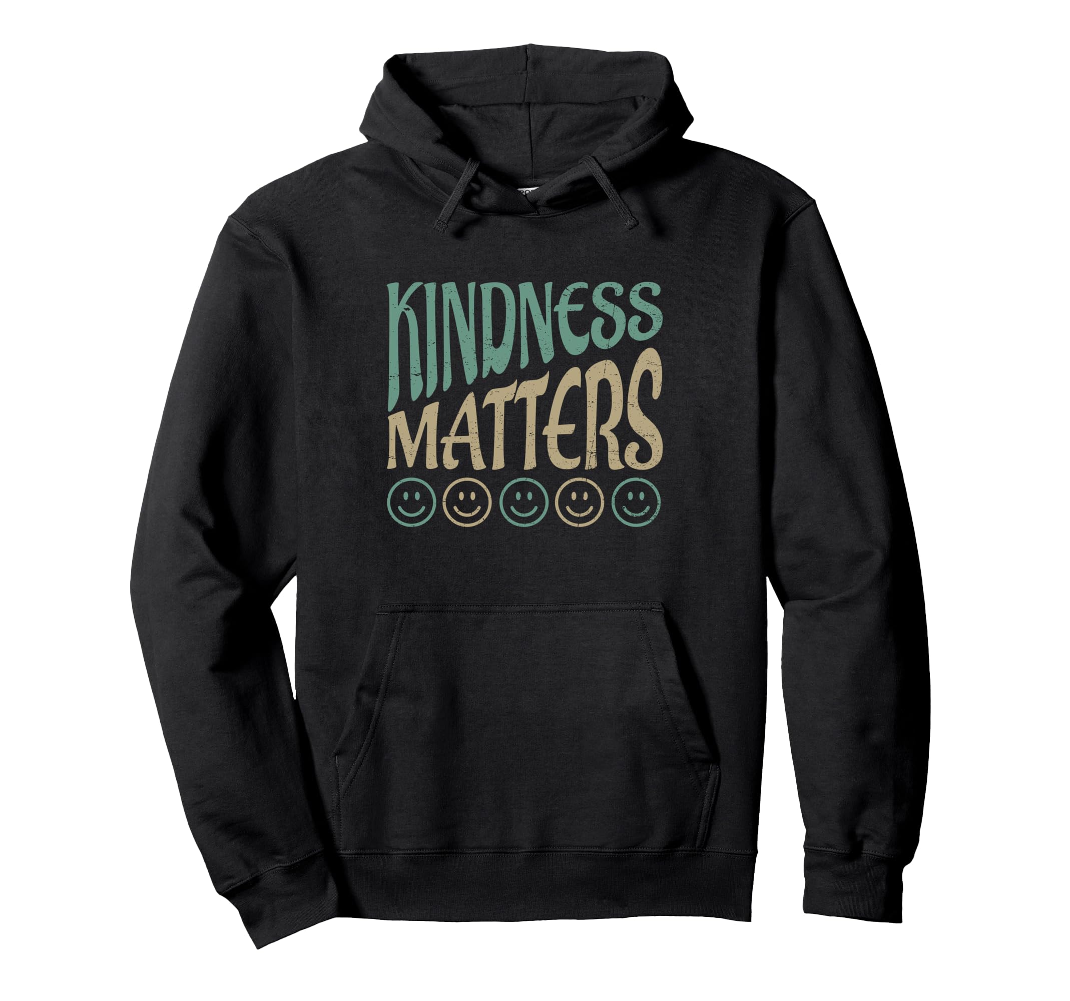 Kindness Matters Smiling Happy Face Hoodie - Aesthetic Graphic Unisex - T-Shirt, Sweatshirt, Hoodie