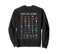 Counselor Coping Skills Alphabet Sweatshirt - Trendy Graphic for Adults - T-Shirt, Sweatshirt, Hoodie