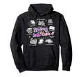 Groovy Reading Is Self Care Book Lover Hoodie - Streetwear Style Unisex - T-Shirt, Sweatshirt, Hoodie